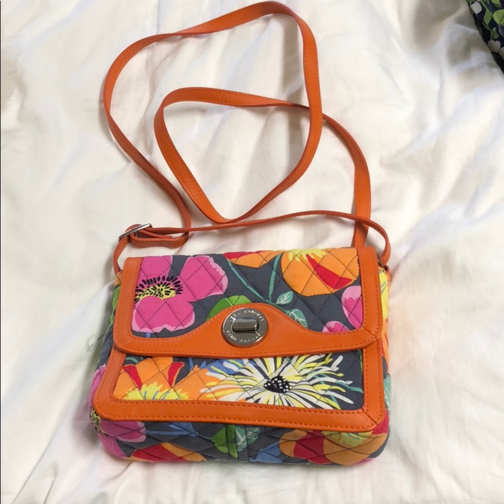 Vera Bradley wallet, over shoulder bag
